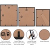image:imageAmericanflat 8x12 Picture Frame with ShatterResistant Glass  Signature Collection  GalleryStyle Frames Made of Engineered Wood  Photo Frame for Tabletop and Wall Display  Dark Oak11X14