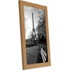 image:imageAmericanflat 8x12 Picture Frame with ShatterResistant Glass  Signature Collection  GalleryStyle Frames Made of Engineered Wood  Photo Frame for Tabletop and Wall Display  Dark Oak8x12