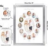 image:imageAmericanflat 9x12 Picture Frame with ShatterResistant Glass  Use as 6x8 Frame with Mat or Display 9x12 Photo Without Mat  Signature Collection  Picture Frames for Tabletop and Wall  Dark Oak  Engineered Wood construction Shatterresistant glass wall or tabletop display with included easel use with or without mat12X16