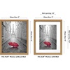 image:imageAmericanflat 9x12 Picture Frame with ShatterResistant Glass  Use as 6x8 Frame with Mat or Display 9x12 Photo Without Mat  Signature Collection  Picture Frames for Tabletop and Wall  Dark Oak  Engineered Wood construction Shatterresistant glass wall or tabletop display with included easel use with or without mat9x12