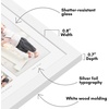 image:imageAmericanflat 9x12 Picture Frame with ShatterResistant Glass  Use as 6x8 Frame with Mat or Display 9x12 Photo Without Mat  Signature Collection  Picture Frames for Tabletop and Wall  Driftwood9x22