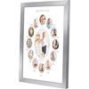 image:imageAmericanflat 9x12 Picture Frame with ShatterResistant Glass  Use as 6x8 Frame with Mat or Display 9x12 Photo Without Mat  Signature Collection  Picture Frames for Tabletop and Wall  Dark Oak  Engineered Wood construction Shatterresistant glass wall or tabletop display with included easel use with or without mat12X16