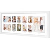 image:imageAmericanflat 9x12 Picture Frame with ShatterResistant Glass  Use as 6x8 Frame with Mat or Display 9x12 Photo Without Mat  Signature Collection  Picture Frames for Tabletop and Wall  Driftwood9x22
