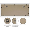 image:imageAmericanflat 9x12 Picture Frame with ShatterResistant Glass  Use as 6x8 Frame with Mat or Display 9x12 Photo Without Mat  Signature Collection  Picture Frames for Tabletop and Wall  Driftwood9x22