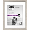 image:imageAmericanflat 9x12 Picture Frame with ShatterResistant Glass  Use as 6x8 Frame with Mat or Display 9x12 Photo Without Mat  Signature Collection  Picture Frames for Tabletop and Wall  Driftwood9x12