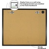 image:imageAmericanflat Kids Artwork Frame Changeable Gold  Magnetic Door Holds 100 Art Pieces  85x11 Letter Size Display with Mat or 10x125 Without Mat  My Mini Masterpiece  Holds 100 art pieces magnetic front door builtin keyholes for wall display stores finished artworkBlack