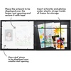 image:imageAmericanflat Kids Artwork Frame Changeable Gold  Magnetic Door Holds 100 Art Pieces  85x11 Letter Size Display with Mat or 10x125 Without Mat  My Mini Masterpiece  Holds 100 art pieces magnetic front door builtin keyholes for wall display stores finished artworkBlack
