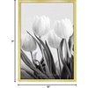 image:imageAmericanflat Modern Metal 5x7 Picture Frame in Gold  Use as Floating Frame for 4x6 Picture  Painted Iron with Shatter Resistant Glass  Horizontal and Vertical Formats for Tabletop DisplayGold