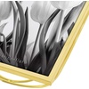 image:imageAmericanflat Modern Metal 5x7 Picture Frame in Gold  Use as Floating Frame for 4x6 Picture  Painted Iron with Shatter Resistant Glass  Horizontal and Vertical Formats for Tabletop DisplayGold