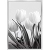 image:imageAmericanflat Modern Metal 5x7 Picture Frame in Gold  Use as Floating Frame for 4x6 Picture  Painted Iron with Shatter Resistant Glass  Horizontal and Vertical Formats for Tabletop DisplaySilver