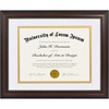 Mahogany (White & Gold mat)