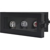 image:imageAmericanflat 11x14 Shadow Box Frame with ShatterResistant Glass  Silhouette Collection  Large Shadow Box Display Case for Tabletop and Wall Display  Dark Oak with Soft Felt Back  Shatterresistant glass 15 inch interior depth hangs vertical or horizontal displays keepsakes medals and memorabiliaBlack