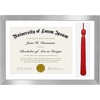 image:imageAmericanflat 11x16 Graduation Frame  ShatterResistant Glass  Fits 85x11 Diplomas with Tassel Opening  Engineered Wood Diploma Frame with Tassel Holder for Wall Display  DriftwoodSilver