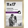 image:imageAmericanflat 11x17 Picture Frame with ShatterResistant Glass  Signature Collection  GalleryStyle Frames Made of Engineered Wood  Photo Frame for Wall Display  Gold11x17