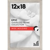 image:imageAmericanflat 12x18 Poster Frame  Driftwood Engineered Wood with Polished Plexiglass  Wide Picture Frame for Vertical or Horizontal Wall Display  Epic Collection  Driftwood  Polished plexiglass front hangs vertical or horizontal sawtooth hangers included secure turntab backingDriftwood