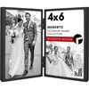 image:imageAmericanflat 12x18 Poster Frame  Driftwood Engineered Wood with Polished Plexiglass  Wide Picture Frame for Vertical or Horizontal Wall Display  Epic Collection  Driftwood  Polished plexiglass front hangs vertical or horizontal sawtooth hangers included secure turntab backingBlack