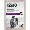 image:imageAmericanflat 12x18 Poster Frame with ShatterResistant Glass  Signature Collection  GalleryStyle Frames Made of Engineered Wood  Photo Frame for Wall Display  Driftwood12x18
