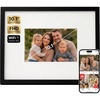 image:imageAmericanflat 85x11 Picture Frame with ShatterResistant Glass  Streamline Collection  Thin Border Photo Frame for Tabletop and Wall Display  Hanging Hardware and Easel Stand Included  Gold  Shatterresistant glass wall or tabletop display with included easel sawtooth hangers included secure turntab backingDigital Picture Frame