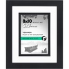 image:imageAmericanflat 8x10 Picture Frame with ShatterResistant Glass  Use as 5x7 Frame with Mat or Display 8x10 Photo Without Mat  Streamline Collection  Picture Frames for Tabletop and Wall  Gold  Shatterresistant glass wall or tabletop display with included easel triangle hangers included secure turntab backingBlack