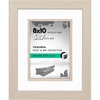 image:imageAmericanflat 8x10 Picture Frame with ShatterResistant Glass  Use as 5x7 Frame with Mat or Display 8x10 Photo Without Mat  Streamline Collection  Picture Frames for Tabletop and Wall  Gold  Shatterresistant glass wall or tabletop display with included easel triangle hangers included secure turntab backingDriftwood