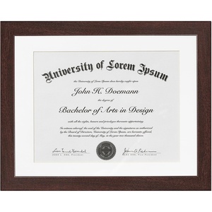 image:imageAmericanflat 11x14 Diploma Frame with ShatterResistant Glass  Use as 85x11 Frame with Mat or Display 11x14 Documents Without Mat  Certificate Frames with Engineered Wood for Wall  Mahogany  Engineered Wood construction Shatterresistant glass displays diplomas certificates and documents use with or without matMahogany