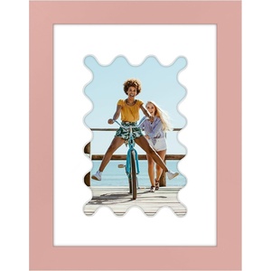 image:imageAmericanflat 11x14 Picture Frame with ShatterResistant Glass  Use as 8x10 Frame with Mat or Display 11x14 Photo Without Mat  Signature Collection  Picture Frames for Wall Display  Driftwood  Engineered Wood construction Shatterresistant glass hangs vertical or horizontal sawtooth hangers includedPink