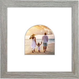 image:imageAmericanflat 11x14 Picture Frame with ShatterResistant Glass  Use as 8x10 Frame with Mat or Display 11x14 Photo Without Mat  Signature Collection  Picture Frames for Wall Display  Driftwood  Engineered Wood construction Shatterresistant glass hangs vertical or horizontal sawtooth hangers includedDriftwood
