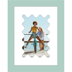 image:imageAmericanflat 11x14 Picture Frame with ShatterResistant Glass  Use as 8x10 Frame with Mat or Display 11x14 Photo Without Mat  Signature Collection  Picture Frames for Wall Display  Driftwood  Engineered Wood construction Shatterresistant glass hangs vertical or horizontal sawtooth hangers includedGreen