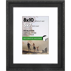 image:imageAmericanflat 13x19 Picture Frame with ShatterResistant Glass  Signature Collection  GalleryStyle Frames Made of Engineered Wood  Photo Frame for Wall Display  DriftwoodBlack