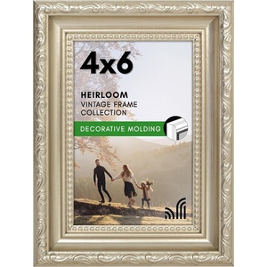 image:imageAmericanflat 85x14 Picture Frame with ShatterResistant Glass  Signature Collection  GalleryStyle Frames Made of Engineered Wood  Photo Frame for Wall Display  DriftwoodSilver