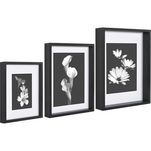 image:imageAmericanflat 8x12 Picture Frame with ShatterResistant Glass  Signature Collection  GalleryStyle Frames Made of Engineered Wood  Photo Frame for Tabletop and Wall Display  Dark Oak11X14