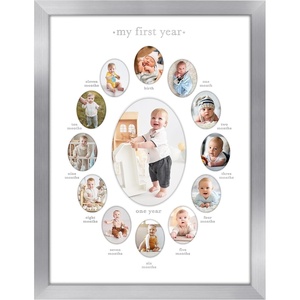 image:imageAmericanflat 9x12 Picture Frame with ShatterResistant Glass  Use as 6x8 Frame with Mat or Display 9x12 Photo Without Mat  Signature Collection  Picture Frames for Tabletop and Wall  Dark Oak  Engineered Wood construction Shatterresistant glass wall or tabletop display with included easel use with or without mat12X16