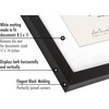 image:imageAmericanflat 11x14 Diploma Frame with ShatterResistant Glass  Use as 85x11 Frame with Mat or Display 11x14 Documents Without Mat  Certificate Frames with Engineered Wood for Wall Display  Black  Engineered Wood construction Shatterresistant glass displays diplomas certificates and documents use with or without matBlack