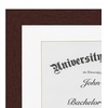 image:imageAmericanflat 11x14 Diploma Frame with ShatterResistant Glass  Use as 85x11 Frame with Mat or Display 11x14 Documents Without Mat  Certificate Frames with Engineered Wood for Wall Display  Black  Engineered Wood construction Shatterresistant glass displays diplomas certificates and documents use with or without matMahogany