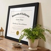 image:imageAmericanflat 11x14 Diploma Frame with ShatterResistant Glass  Use as 85x11 Frame with Mat or Display 11x14 Documents Without Mat  Certificate Frames with Engineered Wood for Wall Display  Black  Engineered Wood construction Shatterresistant glass displays diplomas certificates and documents use with or without matBlack