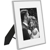 image:imageAmericanflat 12x18 Poster Frame  Walnut Engineered Wood with Polished Plexiglass  Wide Picture Frame for Vertical or Horizontal Wall Display  Epic Collection  Walnut  Polished plexiglass front hangs vertical or horizontal sawtooth hangers included fits photos posters and artSilver