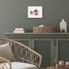 image:imageAmericanflat 12x18 Poster Frame  Walnut Engineered Wood with Polished Plexiglass  Wide Picture Frame for Vertical or Horizontal Wall Display  Epic Collection  Walnut  Polished plexiglass front hangs vertical or horizontal sawtooth hangers included fits photos posters and artSilver