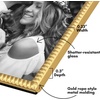 image:imageAmericanflat 12x18 Poster Frame  Walnut Engineered Wood with Polished Plexiglass  Wide Picture Frame for Vertical or Horizontal Wall Display  Epic Collection  Walnut  Polished plexiglass front hangs vertical or horizontal sawtooth hangers included fits photos posters and artGold