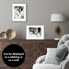 image:imageAmericanflat 12x18 Poster Frame  Walnut Engineered Wood with Polished Plexiglass  Wide Picture Frame for Vertical or Horizontal Wall Display  Epic Collection  Walnut  Polished plexiglass front hangs vertical or horizontal sawtooth hangers included fits photos posters and artSilver