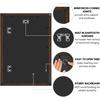 image:imageAmericanflat 12x18 Poster Frame  Walnut Engineered Wood with Polished Plexiglass  Wide Picture Frame for Vertical or Horizontal Wall Display  Epic Collection  Walnut  Polished plexiglass front hangs vertical or horizontal sawtooth hangers included fits photos posters and artWalnut