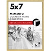 image:imageAmericanflat 12x18 Poster Frame  Walnut Engineered Wood with Polished Plexiglass  Wide Picture Frame for Vertical or Horizontal Wall Display  Epic Collection  Walnut  Polished plexiglass front hangs vertical or horizontal sawtooth hangers included fits photos posters and artGold