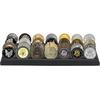 image:imageAmericanflat 12x4 Challenge Coin Display  Walnut  Holds up to 30 coins across 4 rows solid engineered wood with a sturdy base for military and collectible coinsBlack