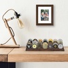 image:imageAmericanflat 12x4 Challenge Coin Display  Walnut  Holds up to 30 coins across 4 rows solid engineered wood with a sturdy base for military and collectible coinsWalnut