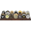 image:imageAmericanflat 12x4 Challenge Coin Display  Walnut  Holds up to 30 coins across 4 rows solid engineered wood with a sturdy base for military and collectible coinsWalnut