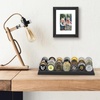 image:imageAmericanflat 12x4 Challenge Coin Display  Walnut  Holds up to 30 coins across 4 rows solid engineered wood with a sturdy base for military and collectible coinsBlack