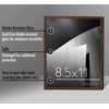 image:imageAmericanflat 85x11 Picture Frame with ShatterResistant Glass  Streamline Collection  Thin Border Photo Frame for Tabletop and Wall Display  Hanging Hardware and Easel Stand Included  Grey  Shatterresistant glass wall or tabletop display with included easel sawtooth hangers included secure turntab backingWalnut