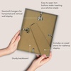 image:imageAmericanflat 85x11 Picture Frame with ShatterResistant Glass  Streamline Collection  Thin Border Photo Frame for Tabletop and Wall Display  Hanging Hardware and Easel Stand Included  Grey  Shatterresistant glass wall or tabletop display with included easel sawtooth hangers included secure turntab backingGrey
