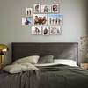 image:imageAmericanflat 85x11 Picture Frame with ShatterResistant Glass  Streamline Collection  Thin Border Photo Frame for Tabletop and Wall Display  Hanging Hardware and Easel Stand Included  Grey  Shatterresistant glass wall or tabletop display with included easel sawtooth hangers included secure turntab backingWhite