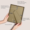 image:imageAmericanflat 8x10 Picture Frame in Walnut  Displays 5x7 With Mat and 8x10 Without Mat  Horizontal and Vertical Formats for Wall and Tabletop