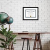 image:imageAmericanflat 115x14 Picture Frame  Matted to 85x11  Black  Engineered Wood construction Shatterresistant glass hangs vertical or horizontal sawtooth hangers includedBlack